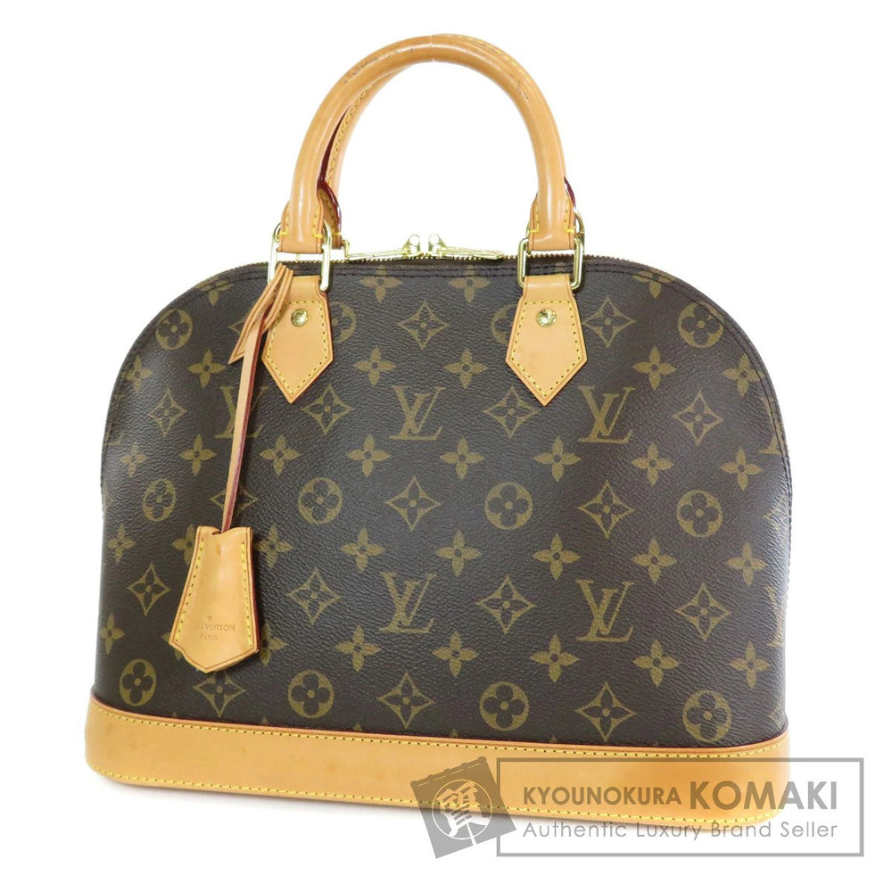 Louis Vuitton Alma Top Handle Bag Monogram Canvas Brown